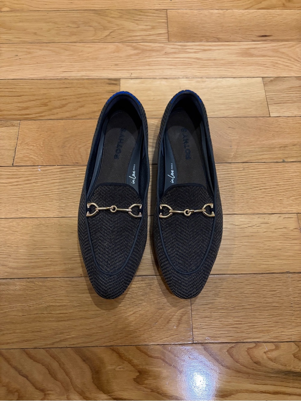 Rothy's The ReVelvet Double Bit Loafer
Dark Herringbone